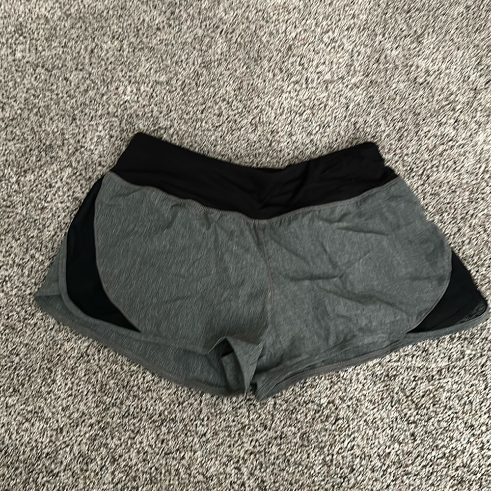 Champion running shorts with built in brief and back zipper pocket